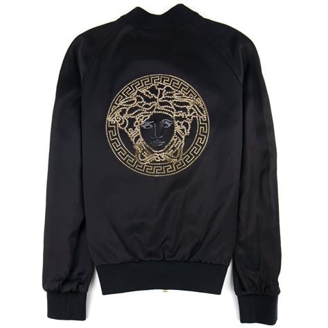 versace jean jacket medusa|why does Versace use medusa.